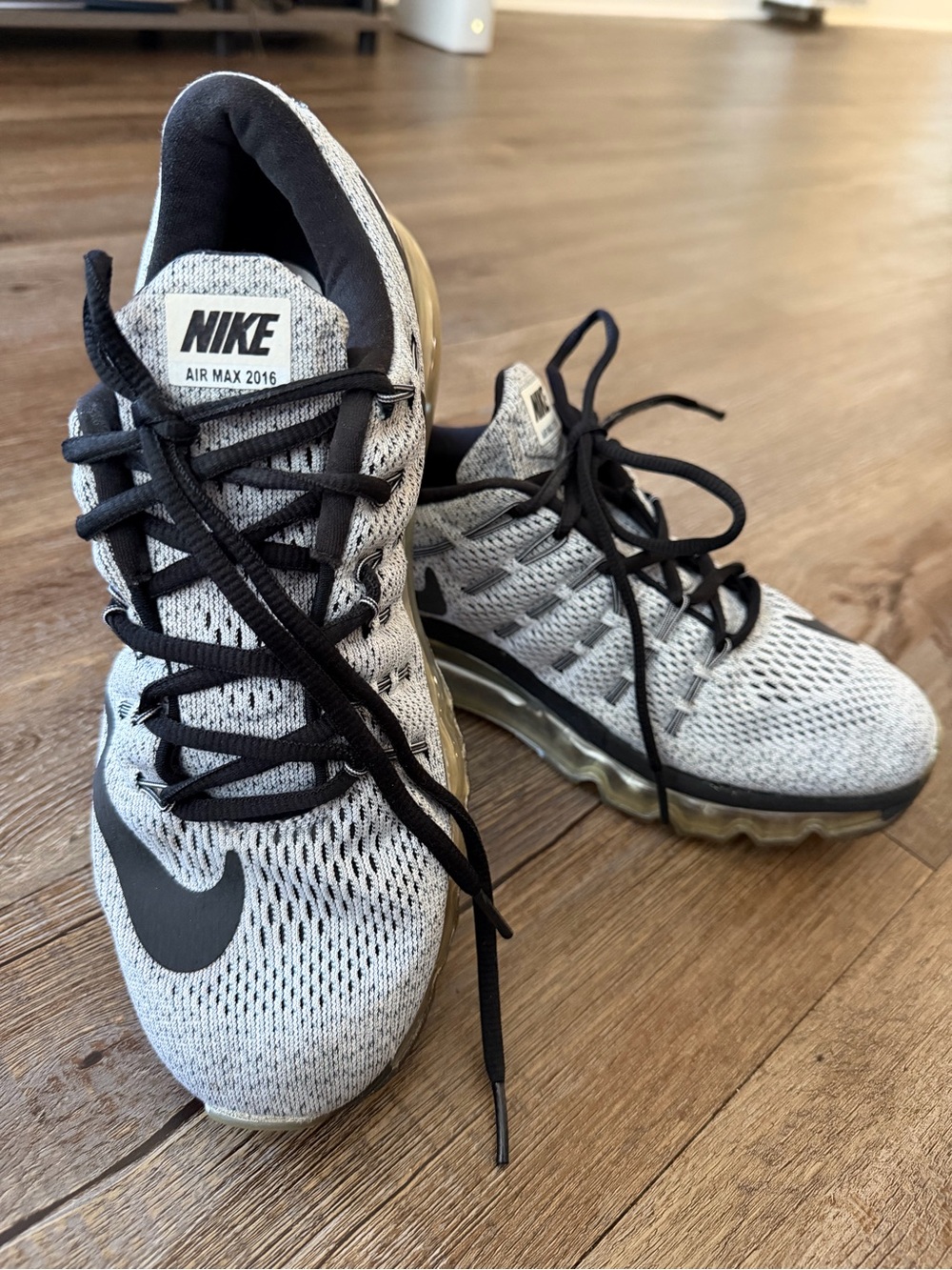 Nike Air Max 2016 Men’s Athletic Shoes — Gray/Black